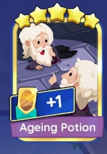 Set 16 5 Stars⭐ Golden Stickers Cards - Ageing Potion
