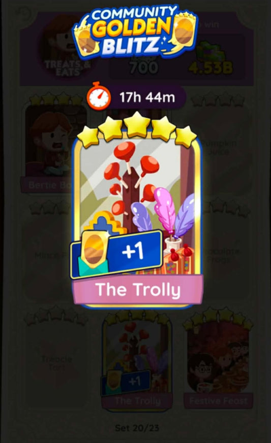 Set 20 5 Stars⭐ Golden Stickers Cards - The Trolly